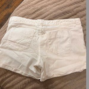 Mossimo White Denim Shorts